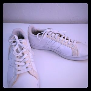 Adidas Cloudform Memory Foam Leather Sneaker Shoes